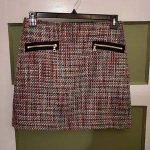 Loft Petites NWT sz 6 multi-colored mini